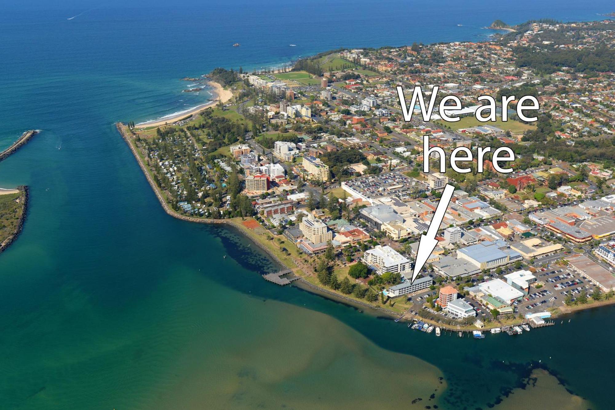 The Mid Pacific Motell Port Macquarie Exteriör bild